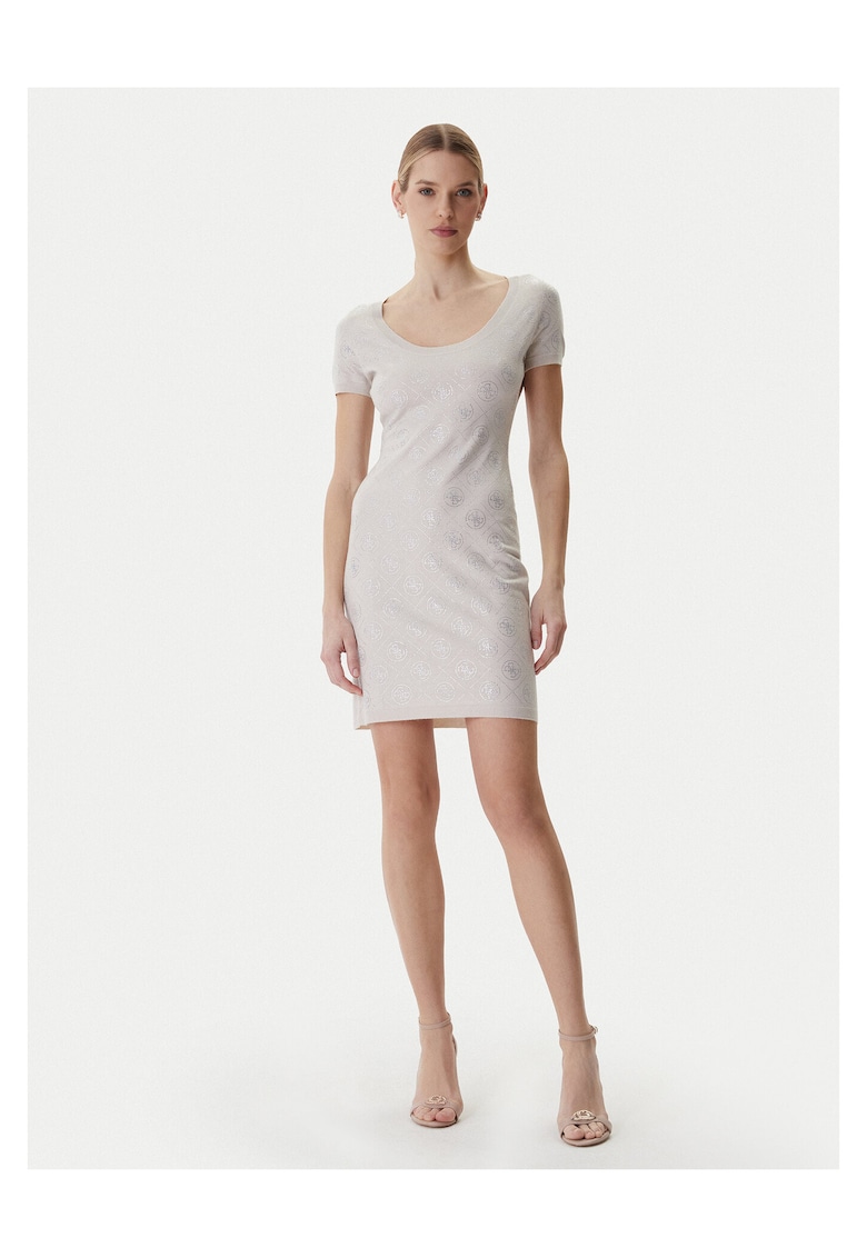 Rochie tricotată bej - Bej