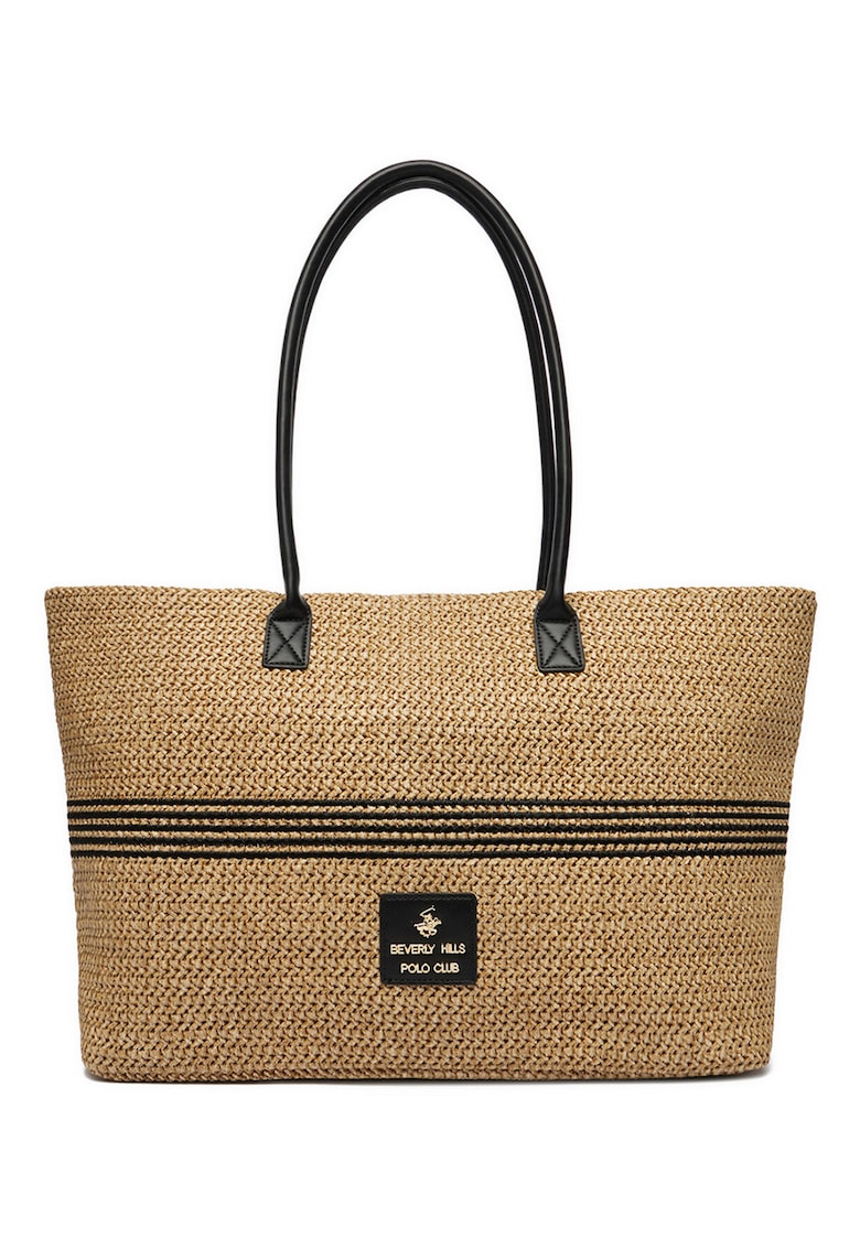 Geanta dama - tkanina - bej - One Size INTL