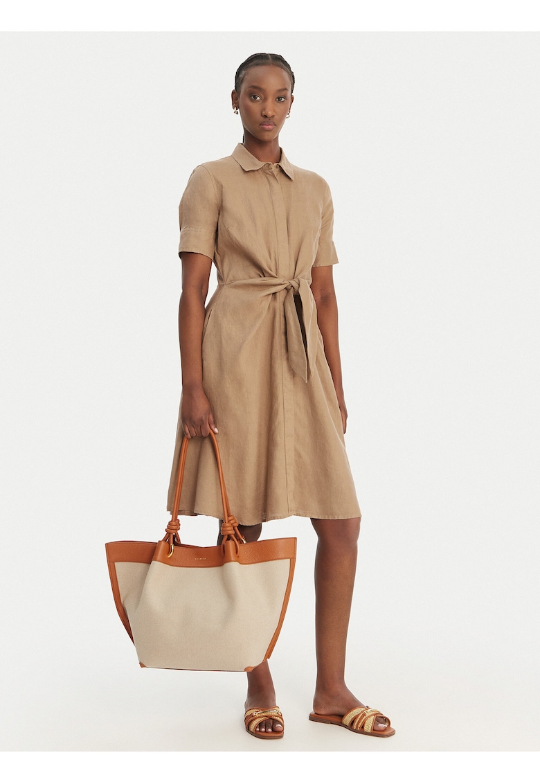 Geanta dama - tkanina - bej - One Size INTL
