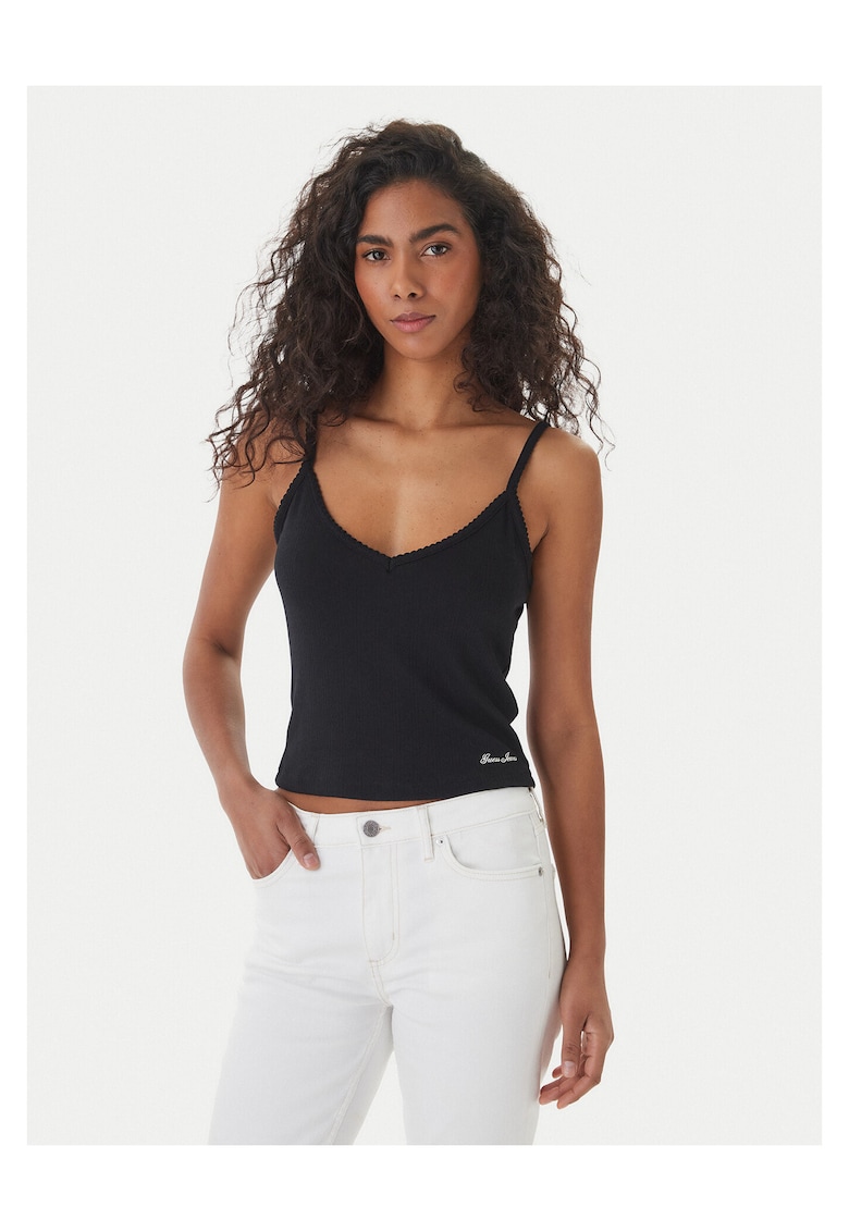 Top Femei - Negru - 67% poliester - 29% viscoza - 4% elastan