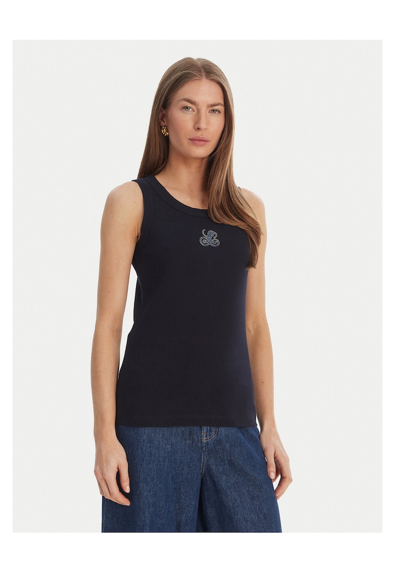 Maiou Dama - Slim fit - Bleumarin - Bumbac/Elastan