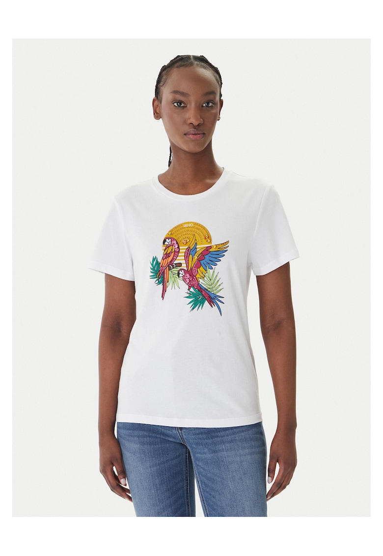Tricou pentru dama - bumbac - alb