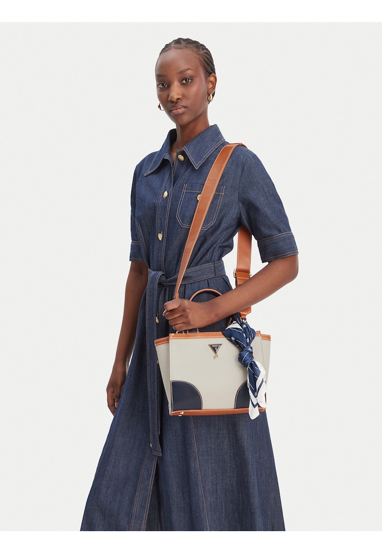Geanta dama - piele ecologica - bej - One Size INTL