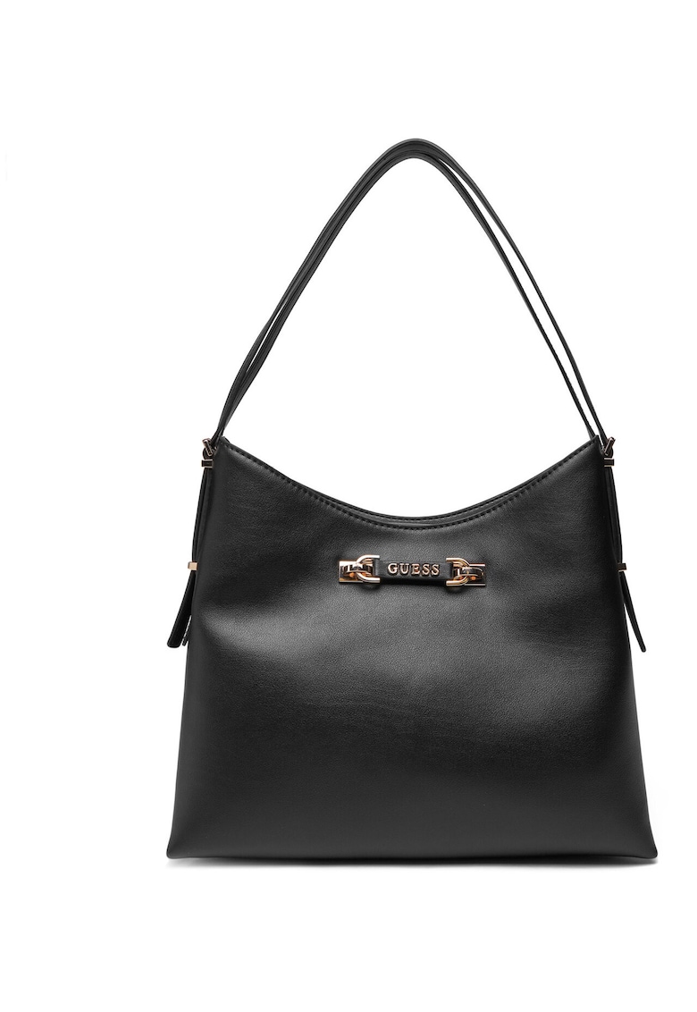 Geanta dama - ecologic - negru - One Size INTL - set cu sac de praf