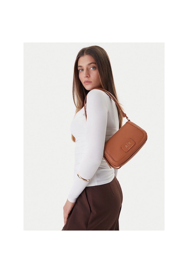 Geanta dama - piele ecologica - maro - One Size INTL