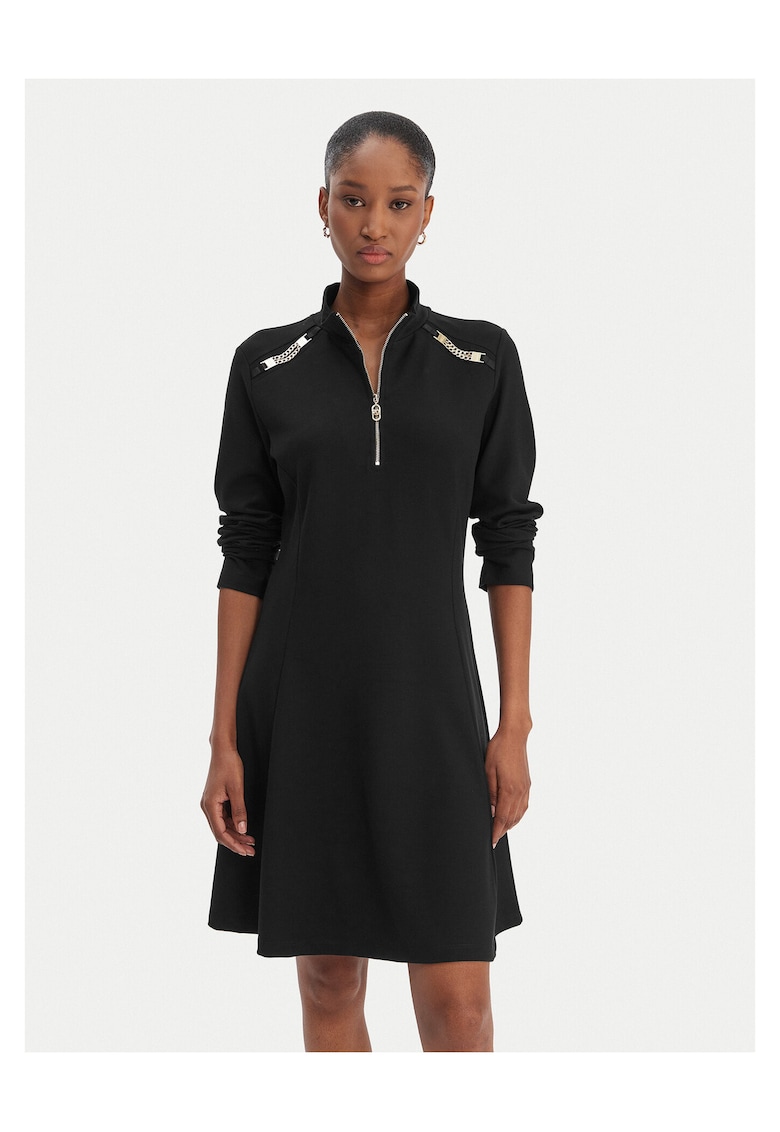 Rochie casual - viscoza - negru - Negru