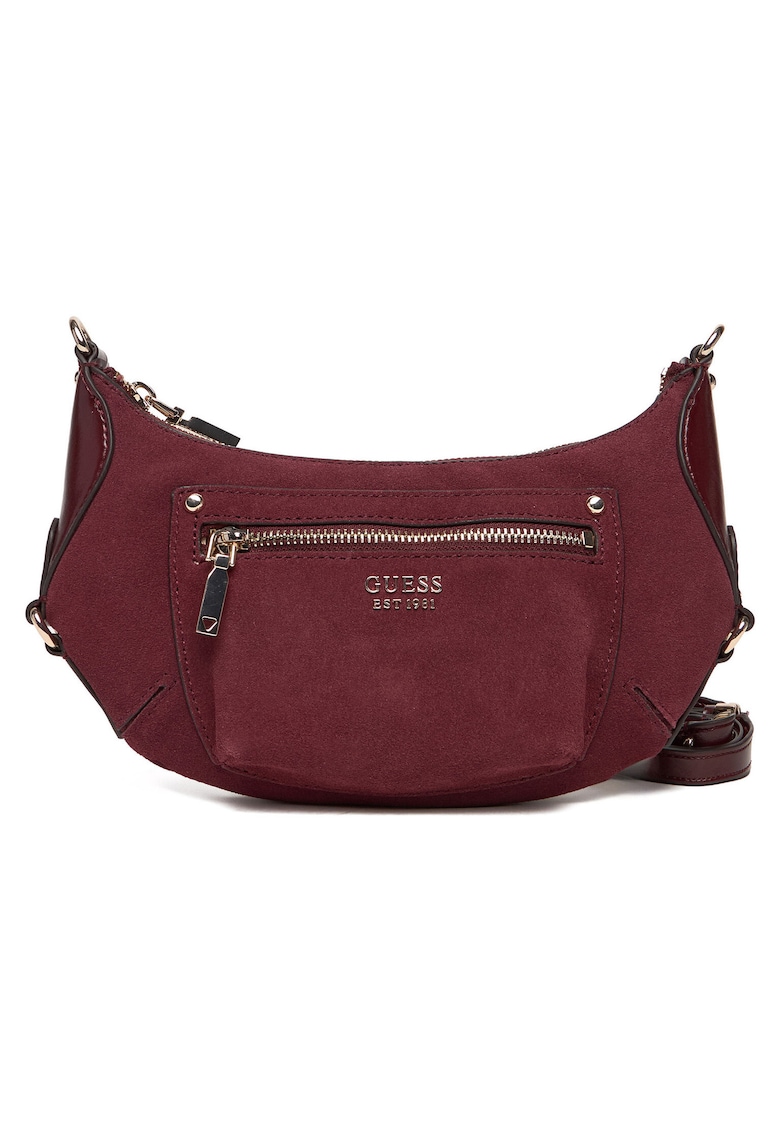 Geanta dama - piele naturala - rosie - One Size INTL