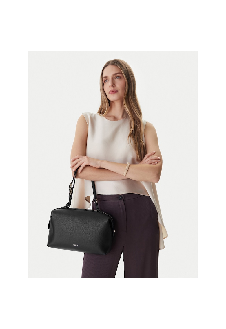 Geanta dama - tkanina - negru - One Size INTL