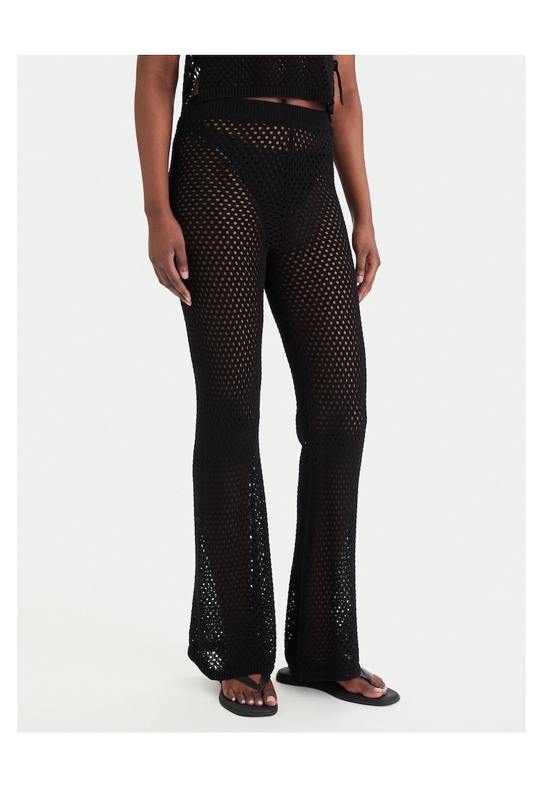 Pantaloni dama viscoza - Negru