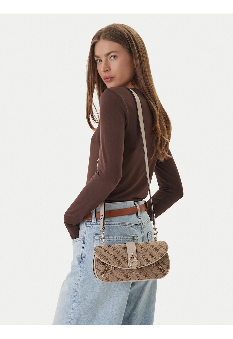 Geanta dama - tkanina - bej - One Size INTL