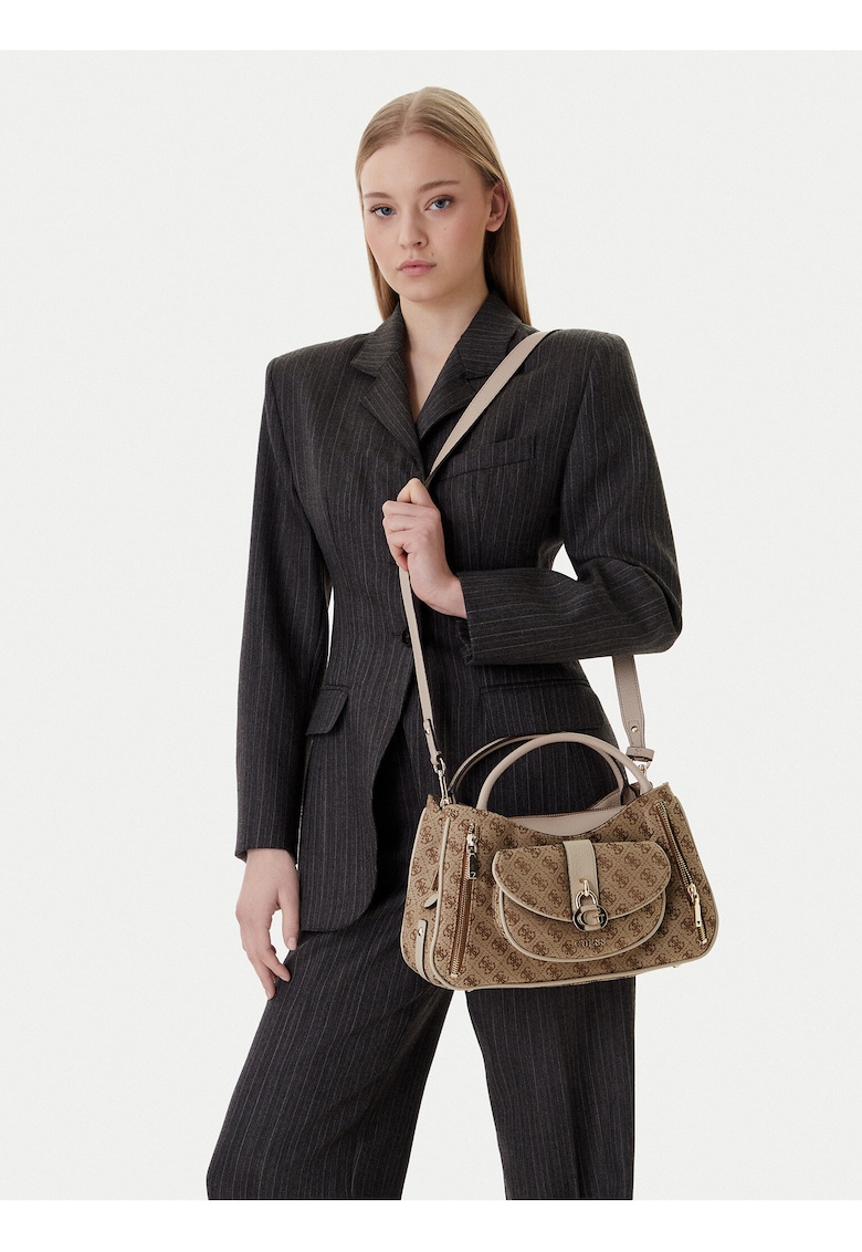 Geanta dama - tkanina - bej - One Size INTL