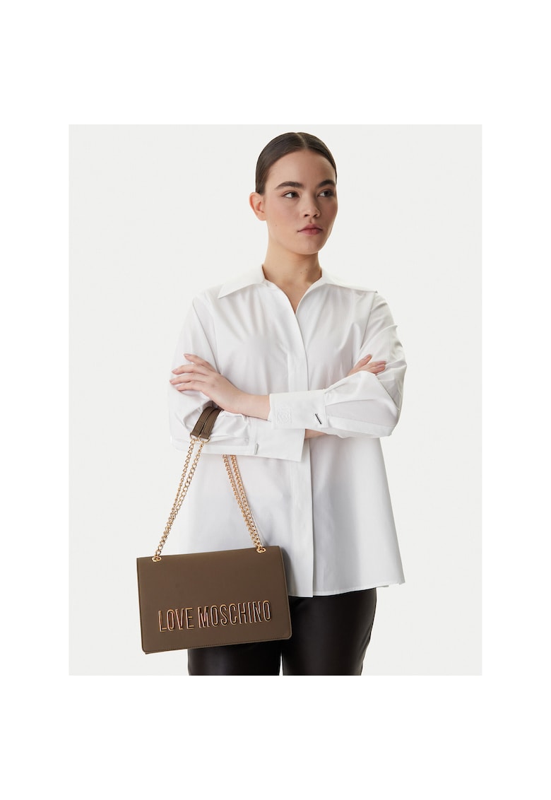 Geanta dama - piele ecologica - maro - One Size INTL