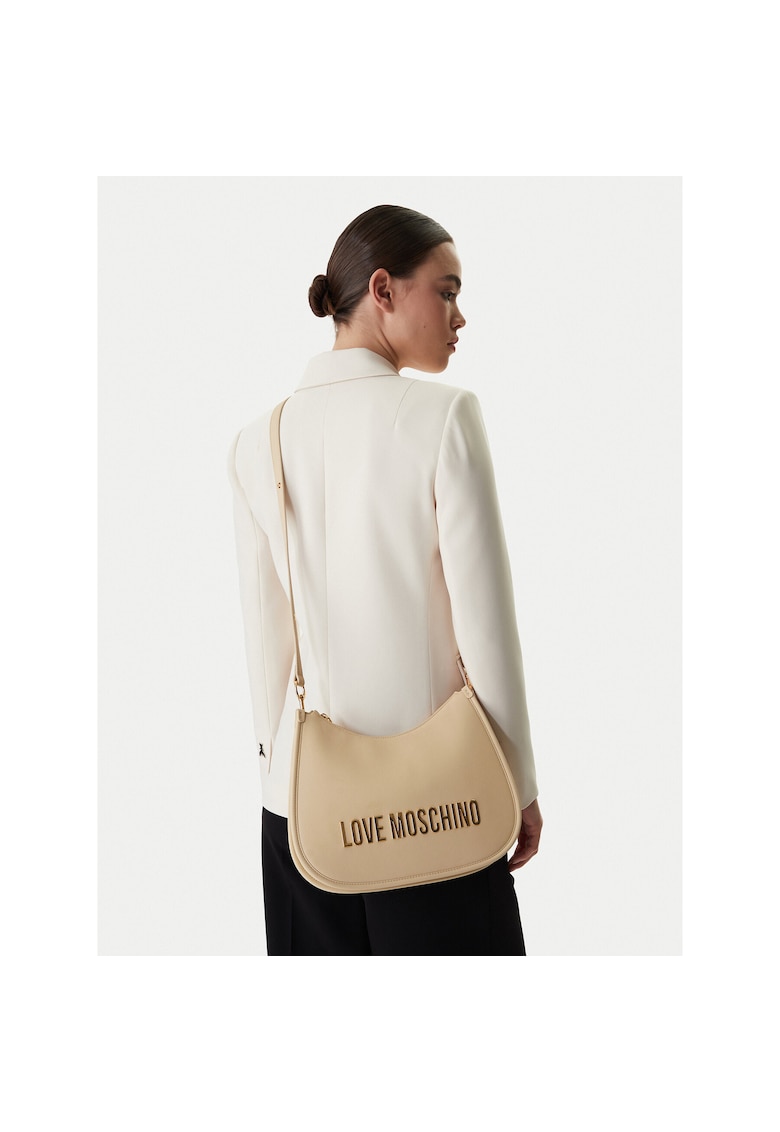 Geanta dama - piele ecologica - bej - One Size INTL