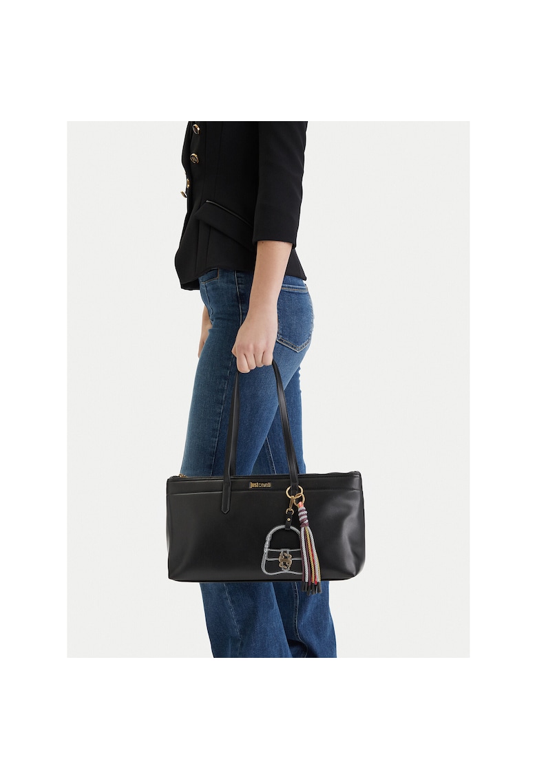 Geanta dama - piele ecologica - negru - One Size INTL
