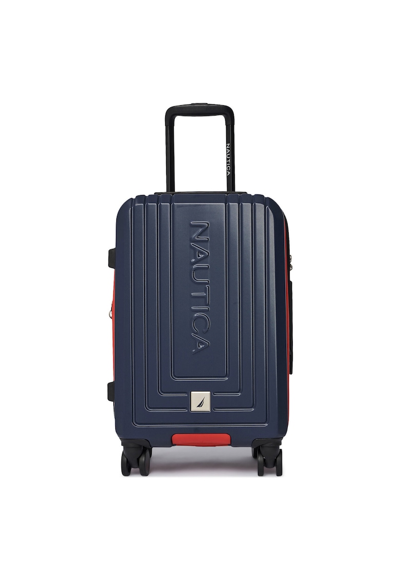 Troler plastic - albastru - One Size INTL - 4 roti - sistem de inchidere TSA