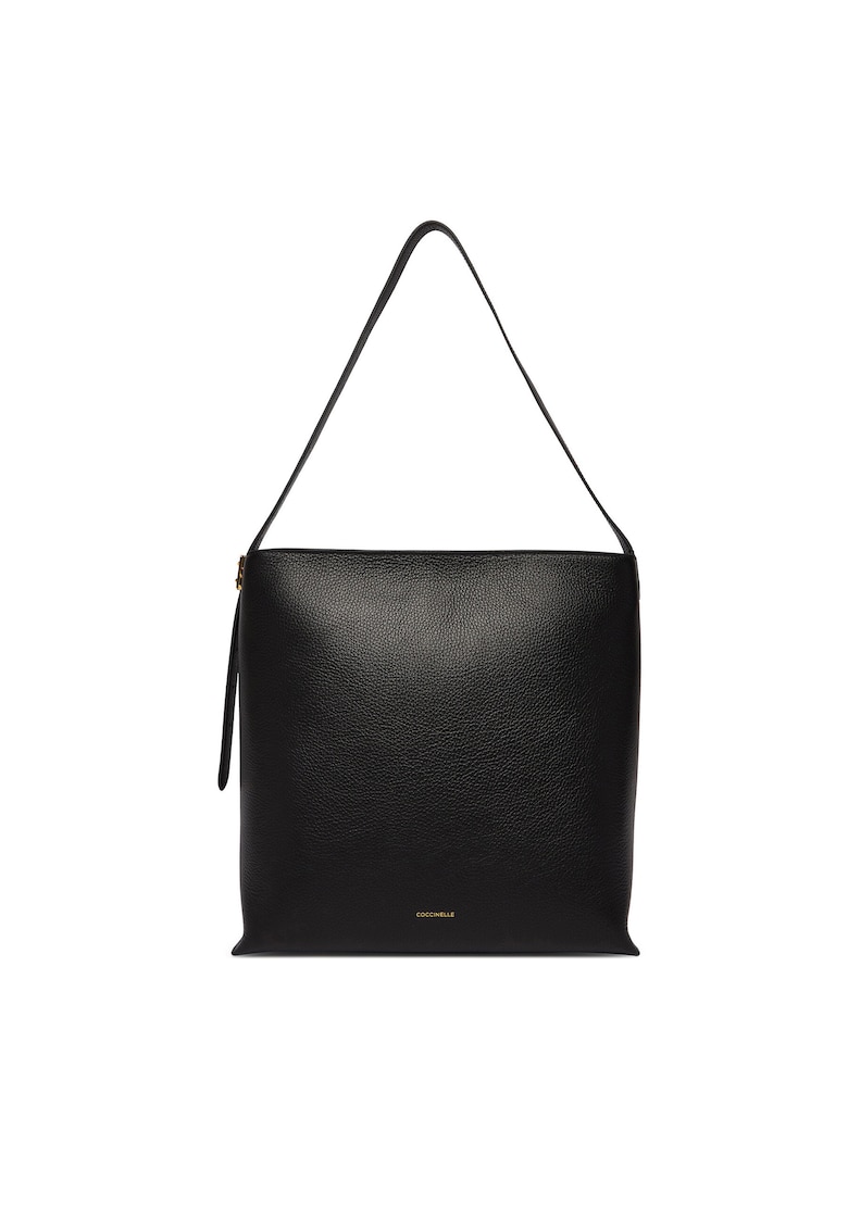 Geanta dama - piele naturala - negru - One Size INTL