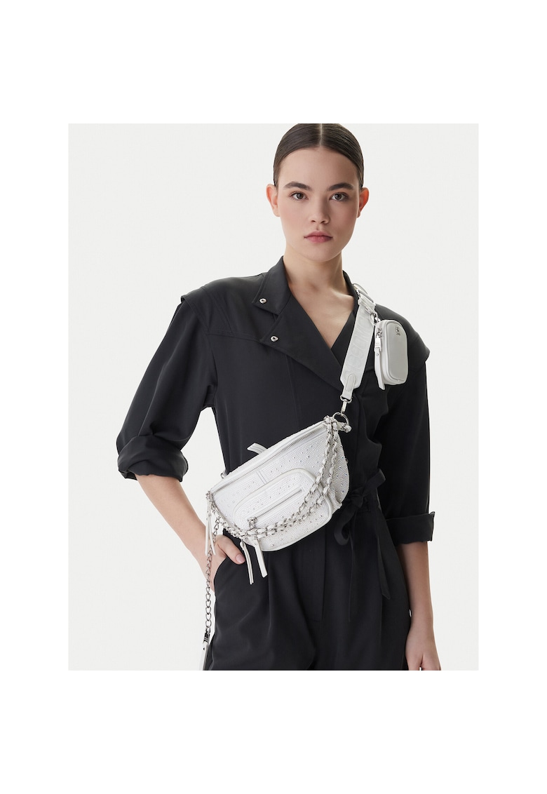 Geanta dama - piele ecologica - alb - One Size INTL