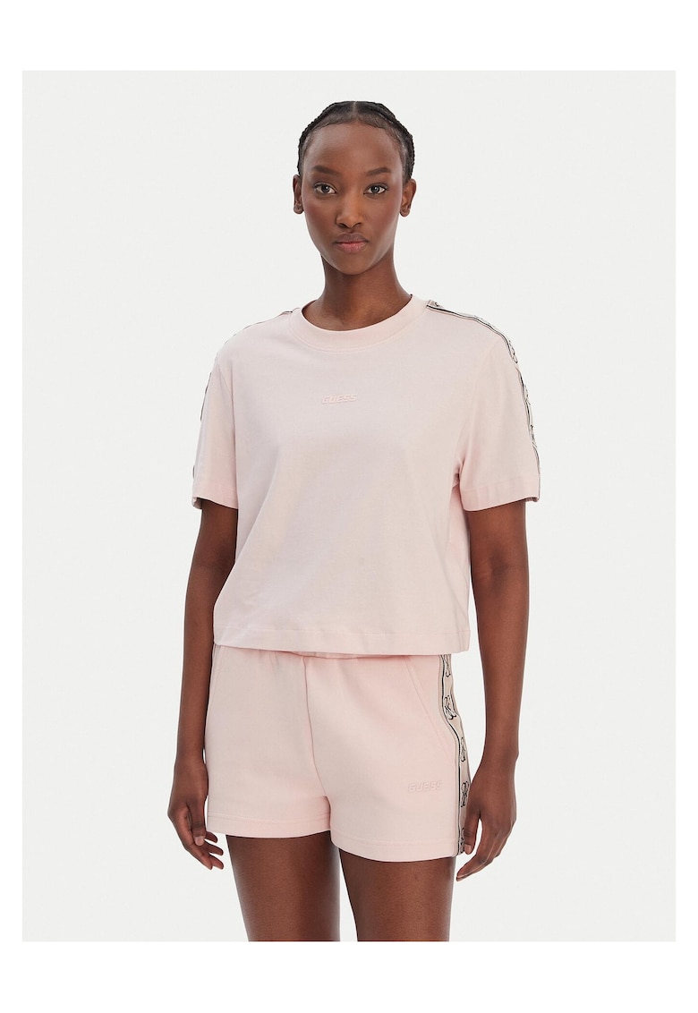 Tricou femei - roz - bumbac
