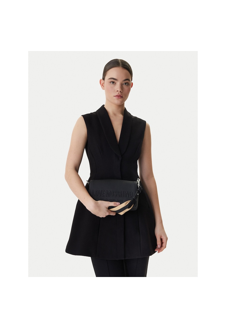Geanta dama - piele ecologica - neagra - One Size INTL