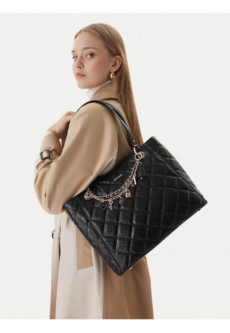 Geanta dama - plastic - negru - One Size INTL