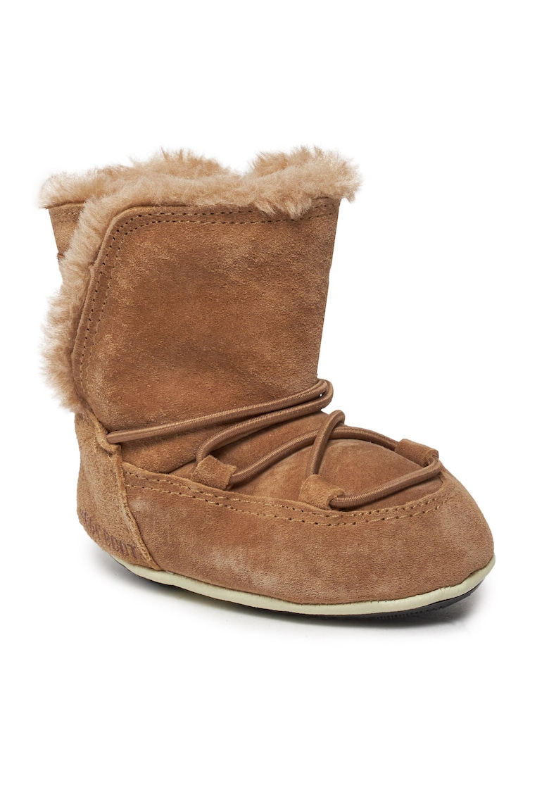 Cizme de zapada Fete - piele naturala - maro -