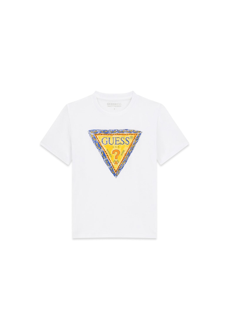 Tricou copii - bumbac 100% - alb - baieti - Alb