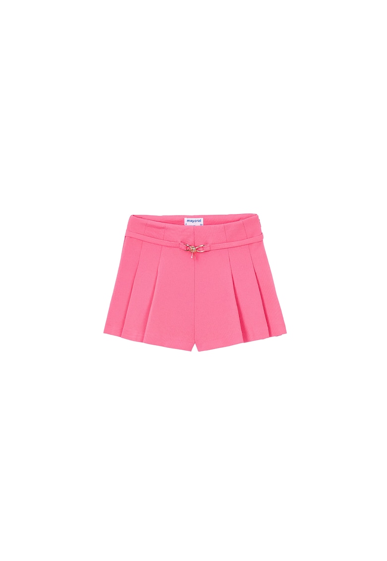 Pantaloni scurti copii - fermoar - roz - tesatura