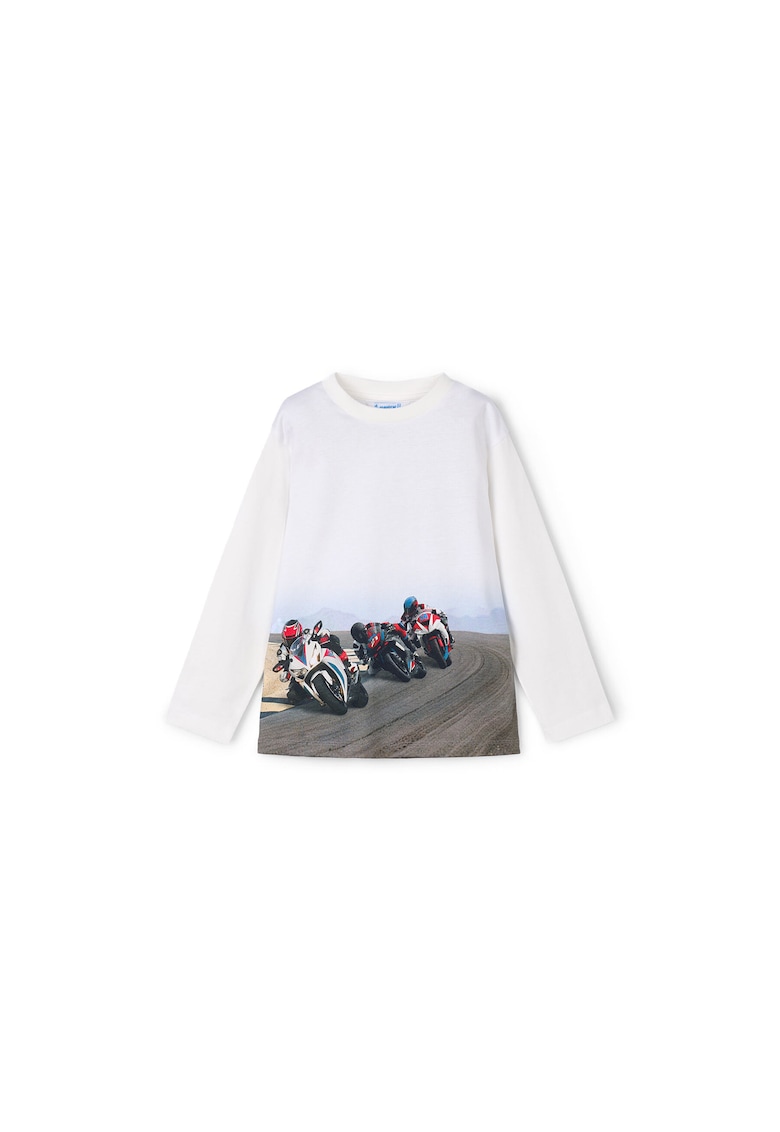 Bluza copii - bumbac - alb