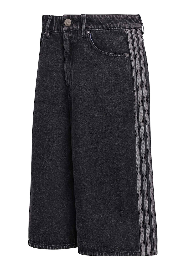 Pantaloni scurti denim dama - bumbac - negru - Negru