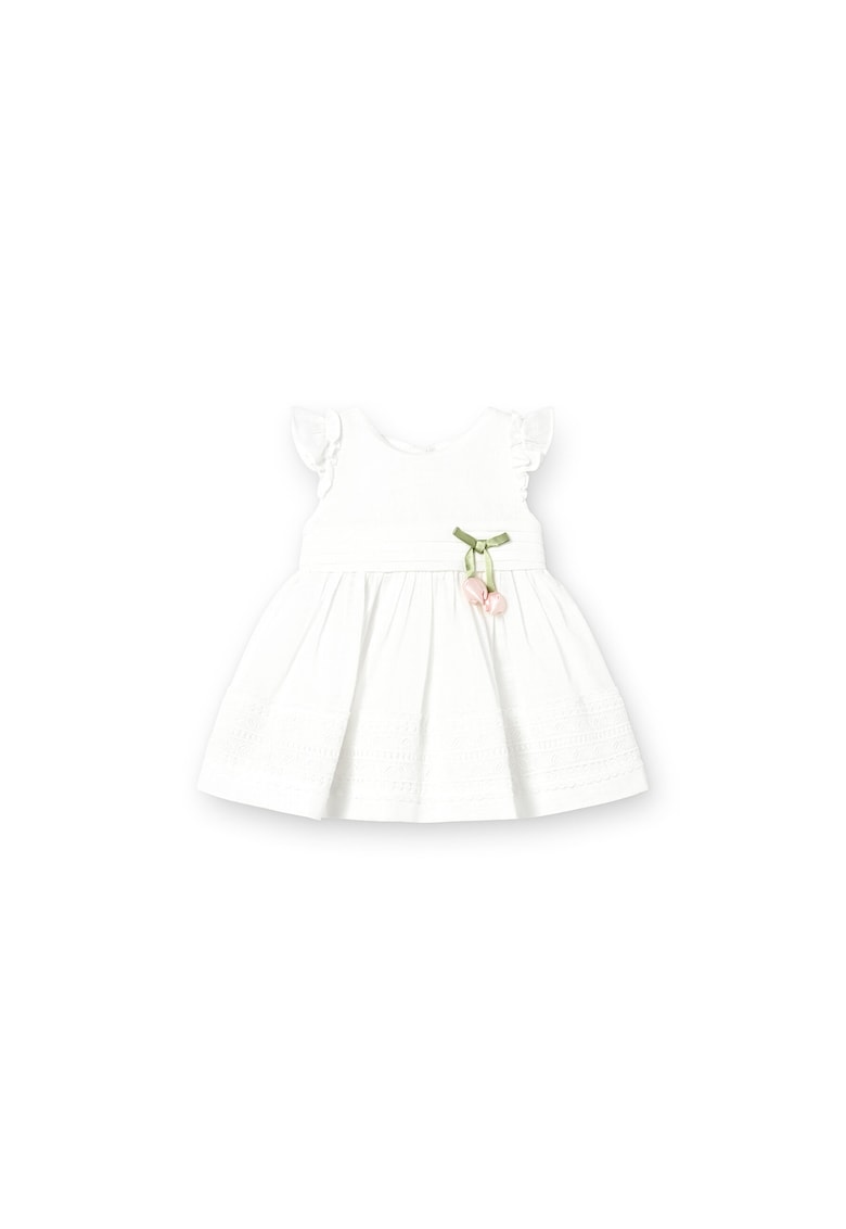 Rochie fete - 50% bumbac - 50% poliester - ecru -