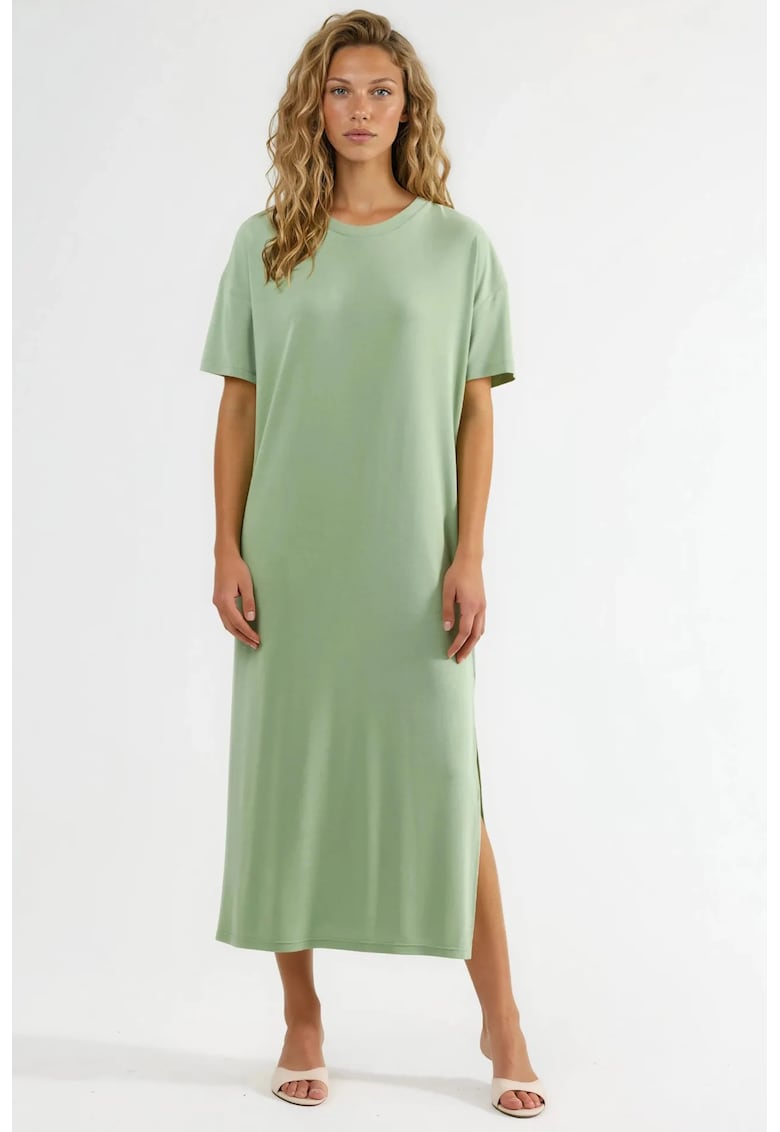 Rochie midi verde - Verde menta