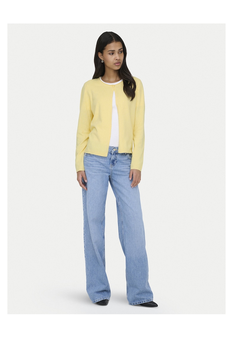 dama - cardigan - galben - 50% poliester reciclat - 30% poliester - 20% nailon - Galben