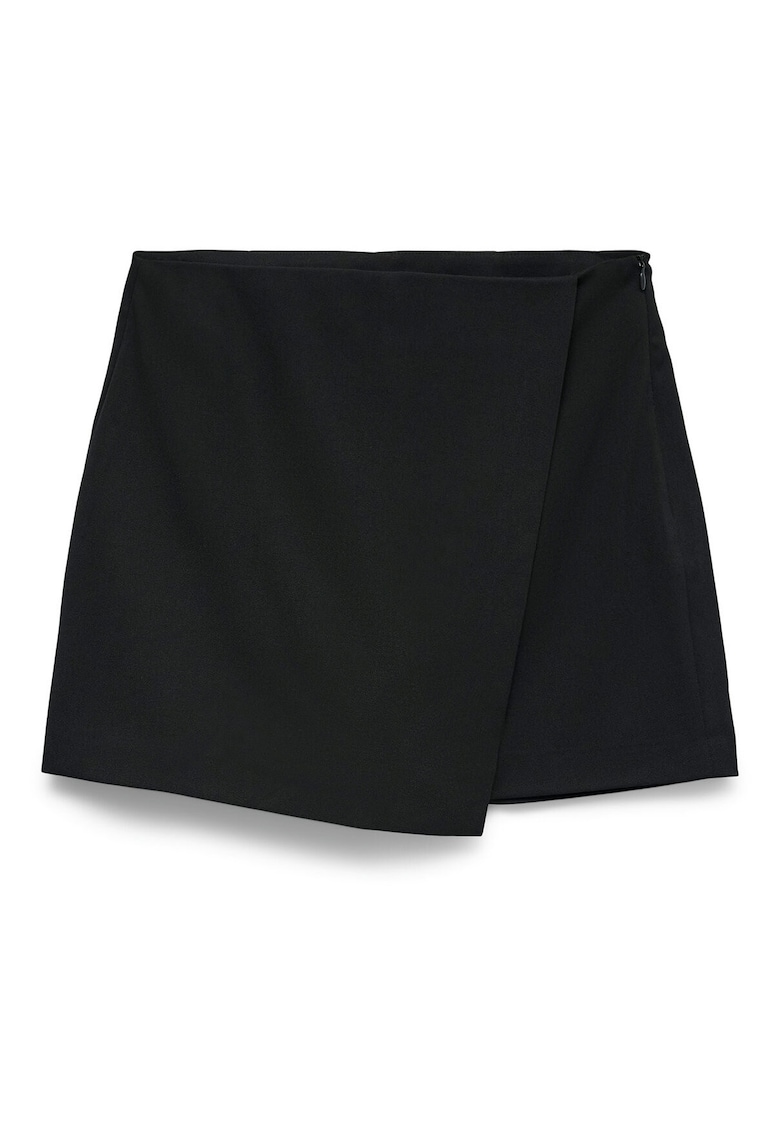 Fusta-sort Femei - neagra - 69% poliester - 28% viscoza - 3% elastan