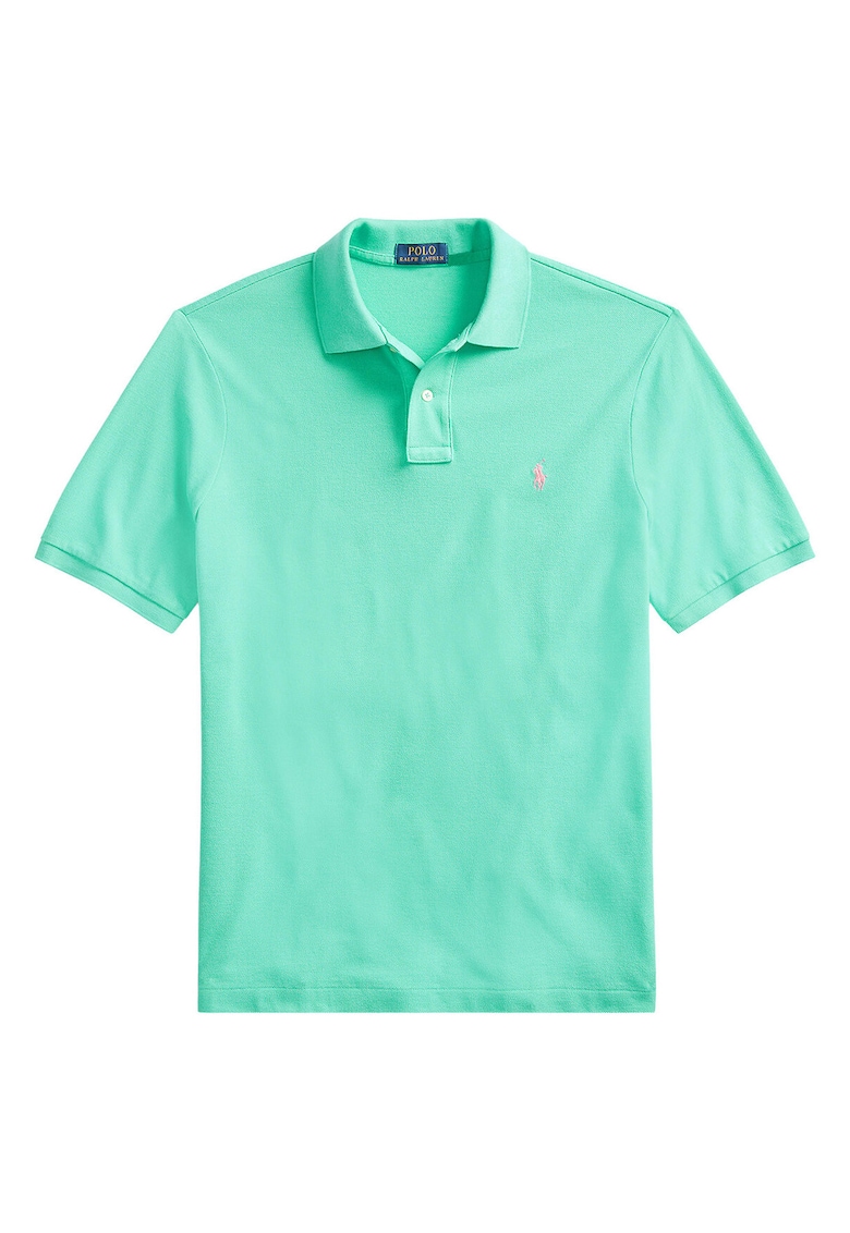 Tricou barbati - slim fit - verde - bumbac -