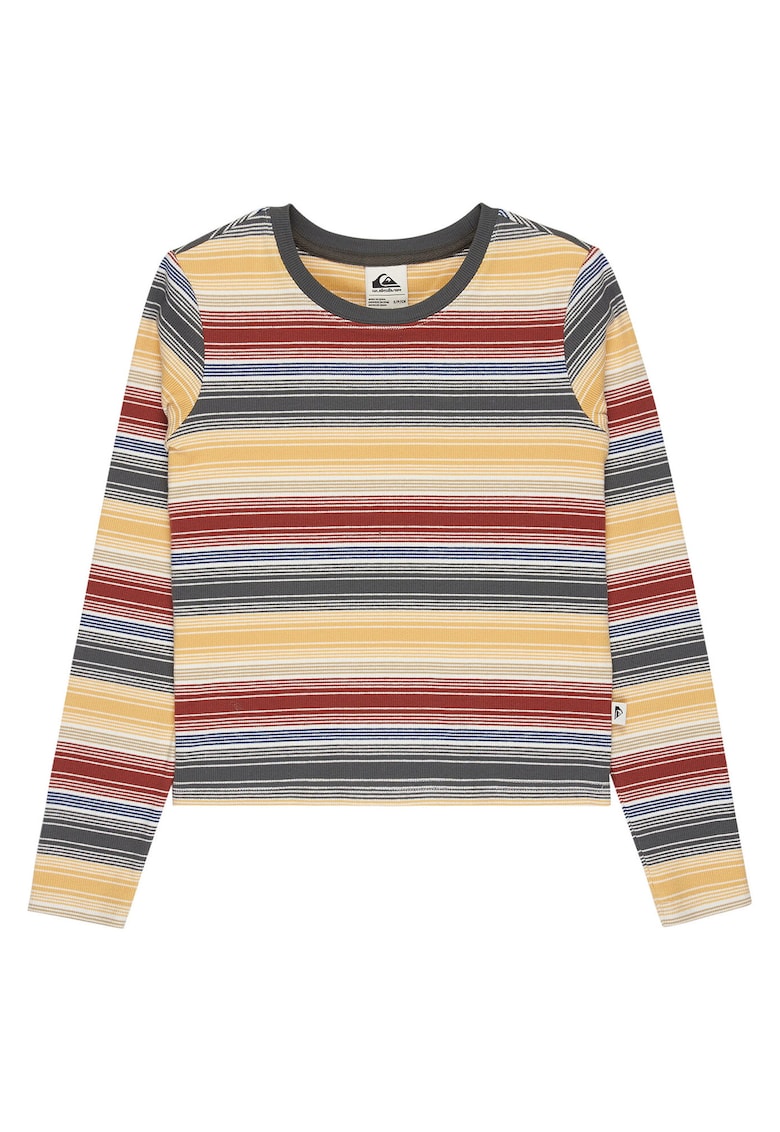 Bluza dama - dungi - multicolor - 58% bumbac organic - 38% poliester reciclat - 4% elastan - Multicolor