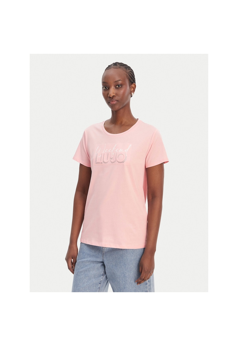Tricou sport dama - bumbac - roz -