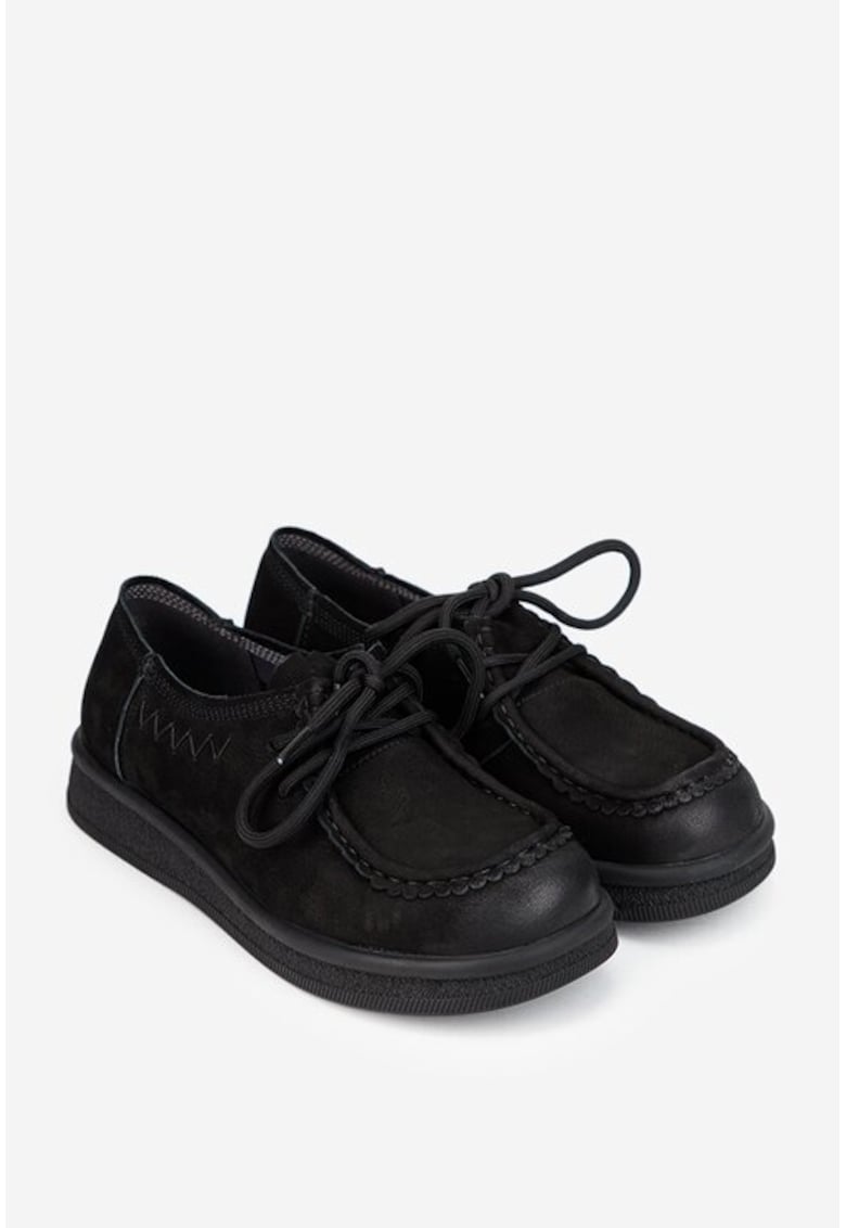 Pantofi dama piele neagra - Negru