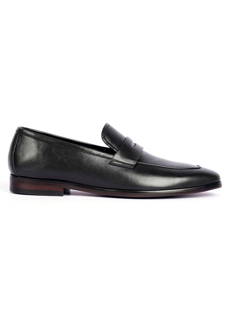 loafers Giovanni I - piele negru - Negru
