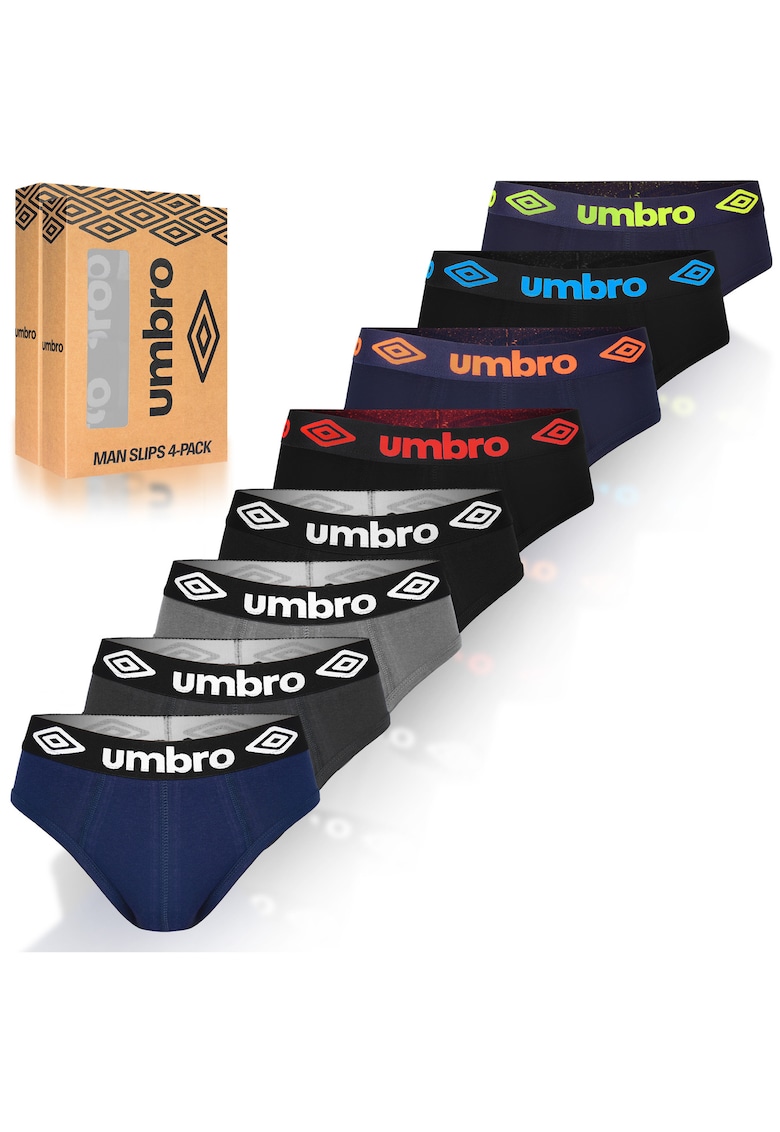 Chiloti pentru barbati Bumbac - Set - 8 piese - BM204 - Multicolor