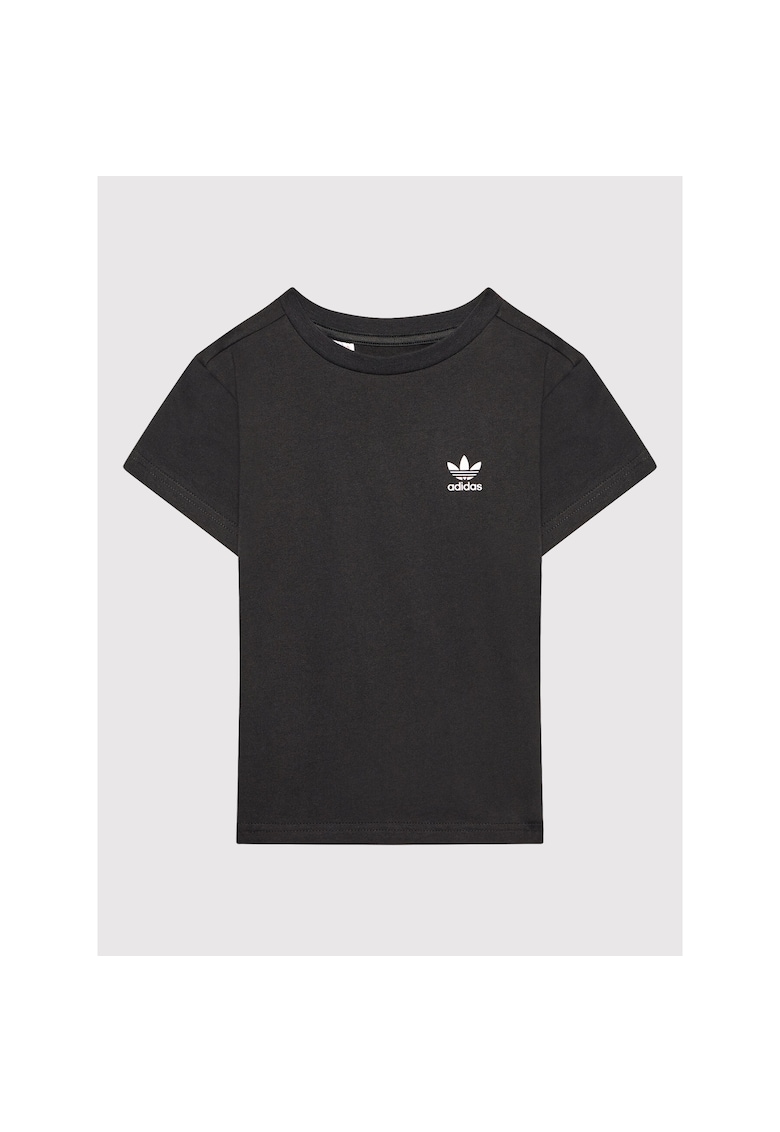 Tricou pentru baieti - Bumbac - 5-6 ani - Negru -