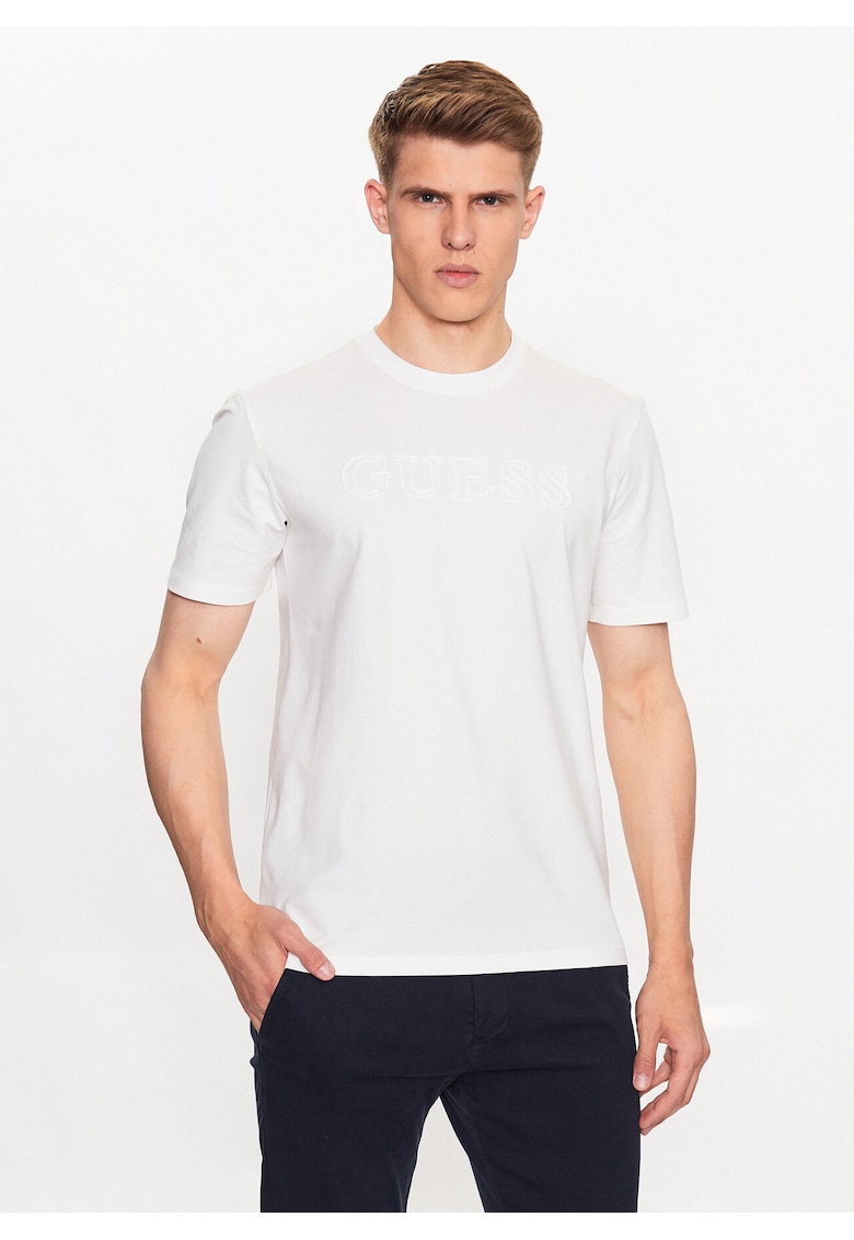 Tricou Barbati Bumbac - Alb -