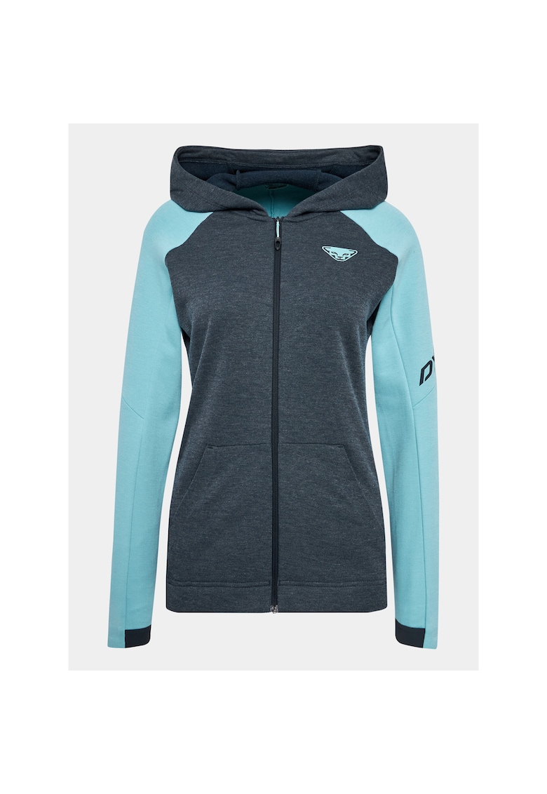 Bluza sport dama - tehnica - albastru - poliester-lycra -