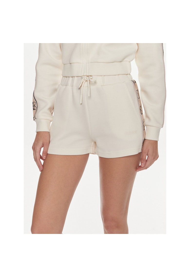 Pantaloni sport dama - Ecru - 51% bumbac - 35% poliester reciclat