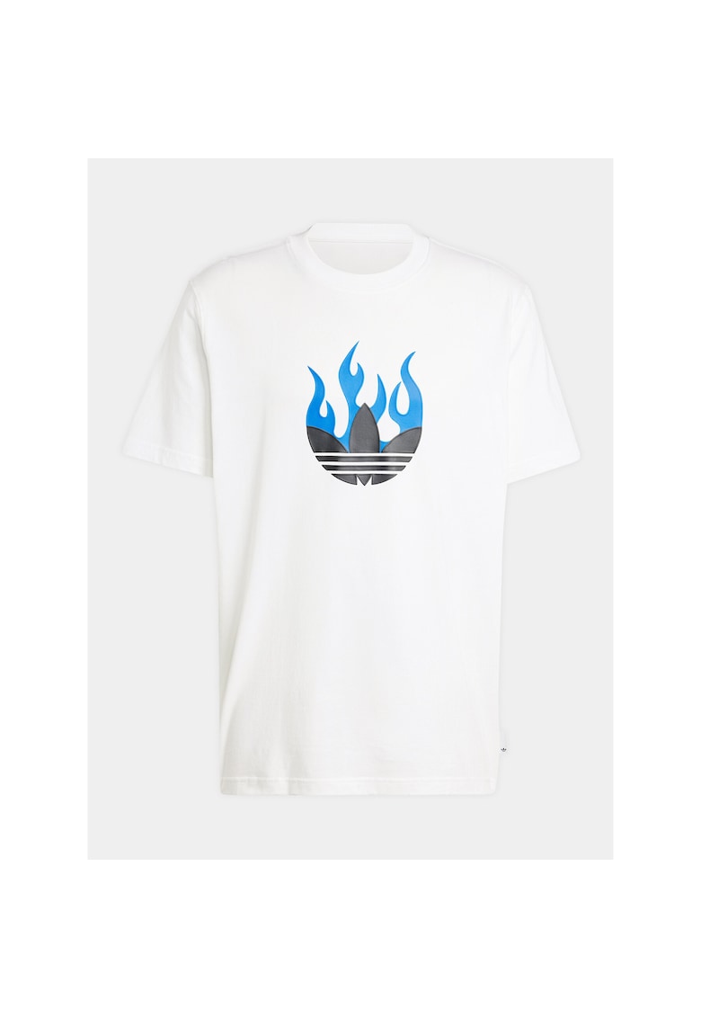 Tricou sport barbati - lejer - alb - bumbac -