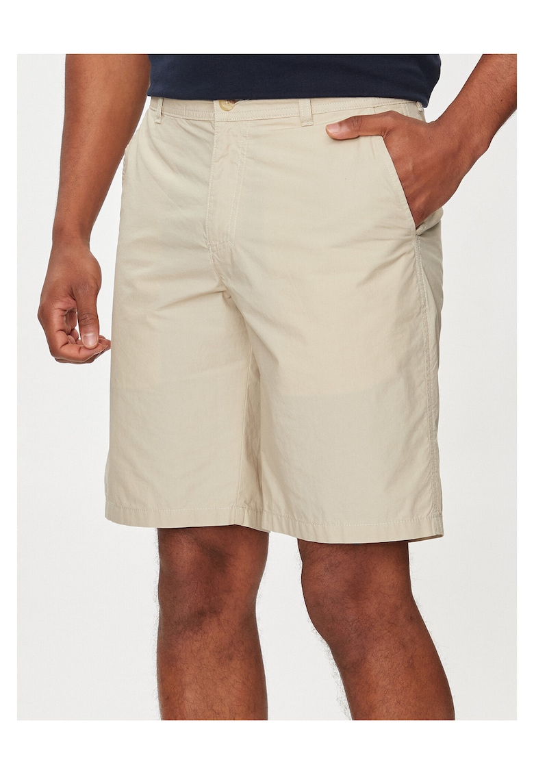 Pantaloni scurti barbati - bumbac - bej -