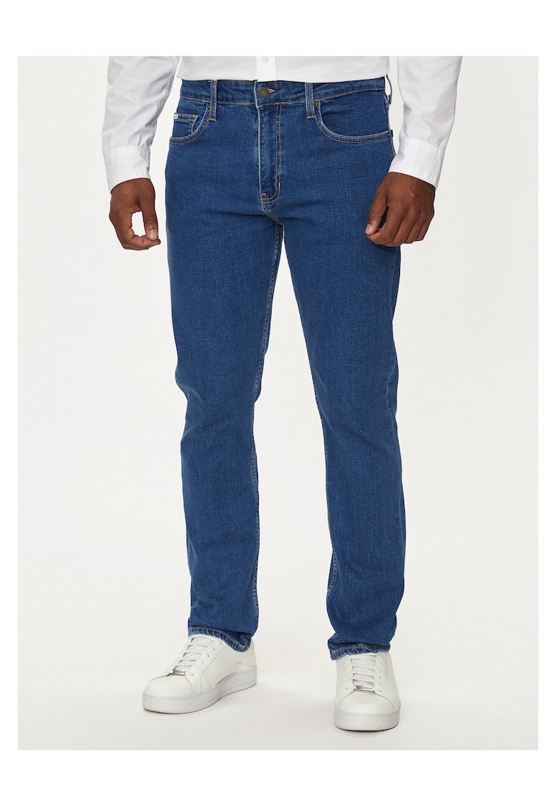 Blugi barbati - slim fit - bleumarin - bumbac - 648975 - Bleumarin