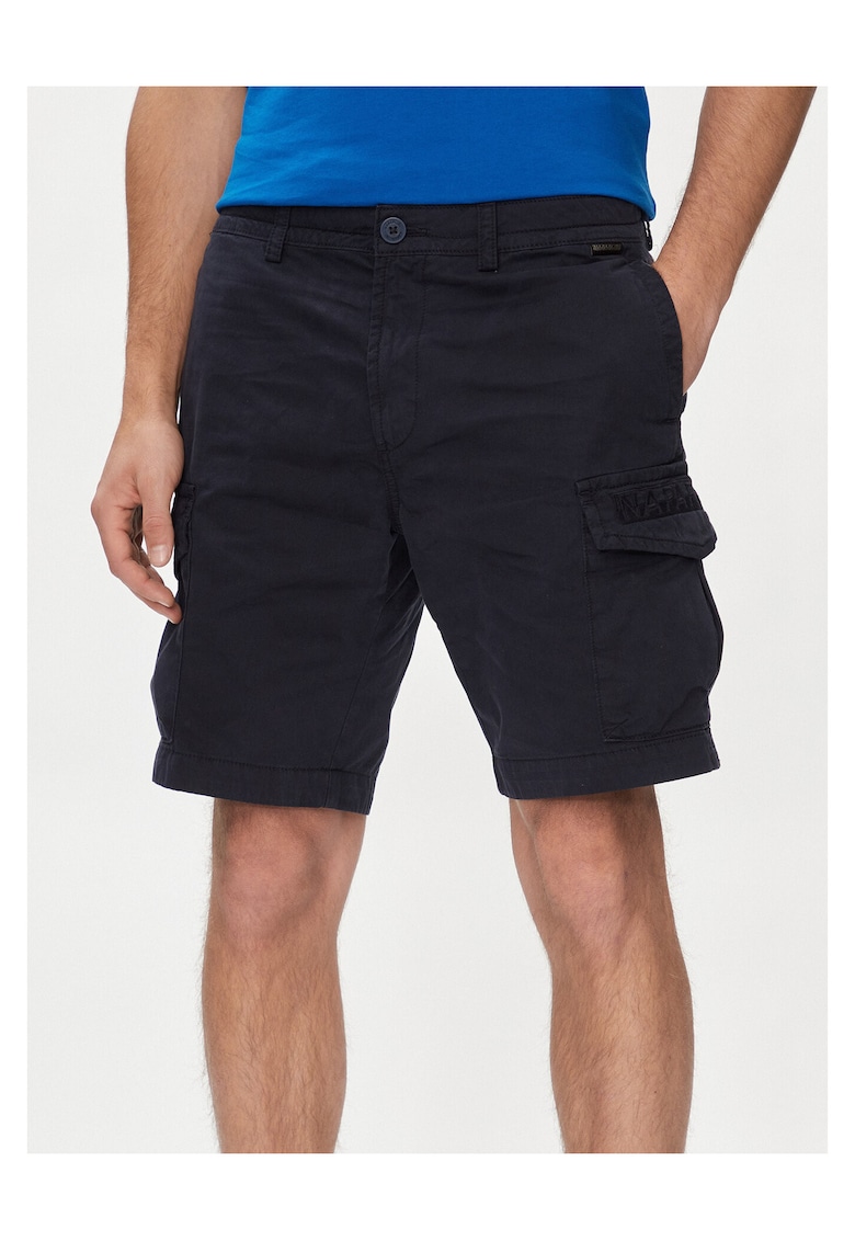 Pantaloni scurti barbati - bleumarin - bumbac/elastan