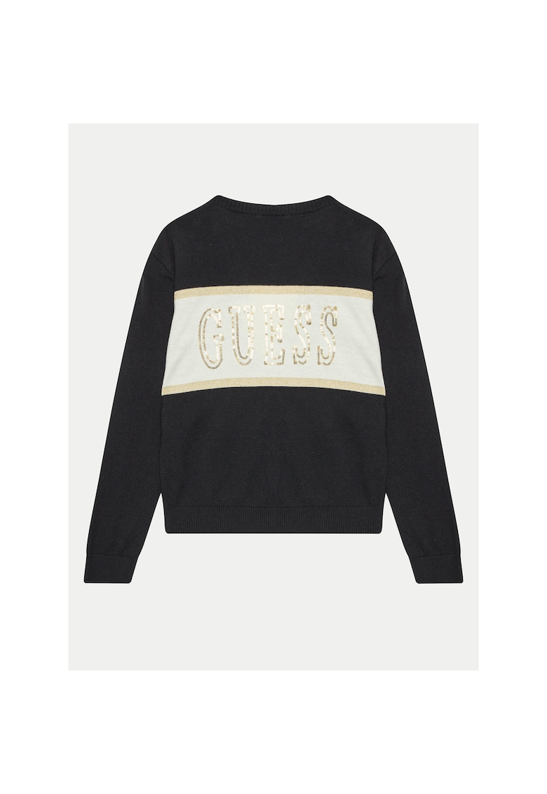 Cardigan copii - negru - bumbac si poliamida