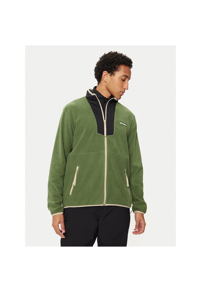 Bluza sport barbati - poliester - verde -
