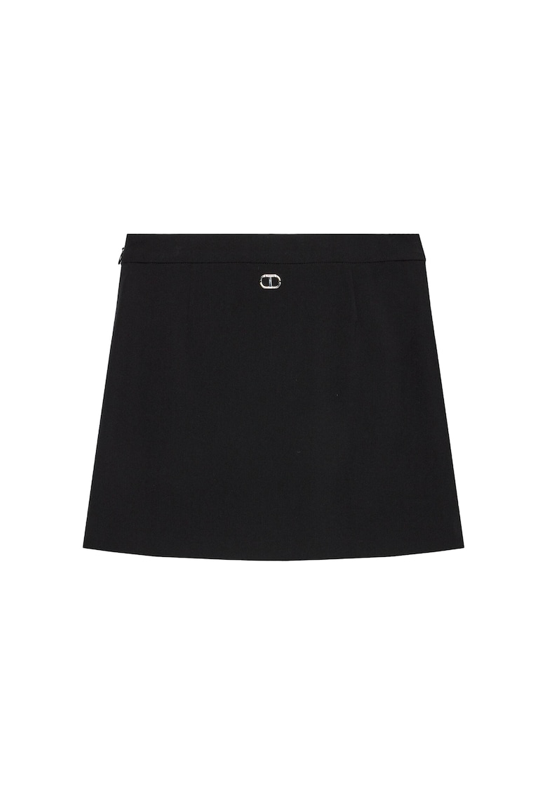 Fusta fete - neagra - poliester/viscoza/elastan -